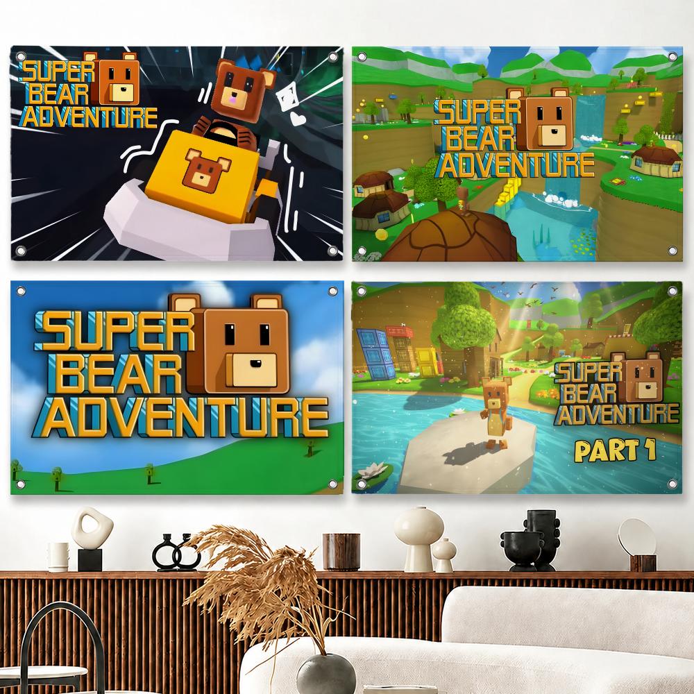Outdoor Adventure Club - Flaga Super Bear Adventure, idealna do