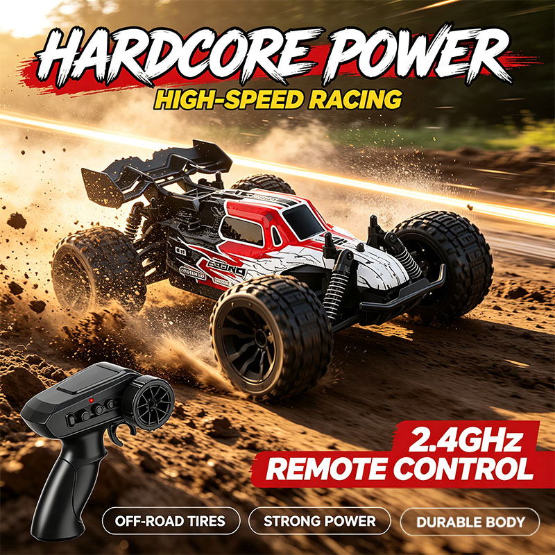 Outdoor Adventure Hobbies - Samochód RC 20KM/H Wysoka Prędkość 4WD