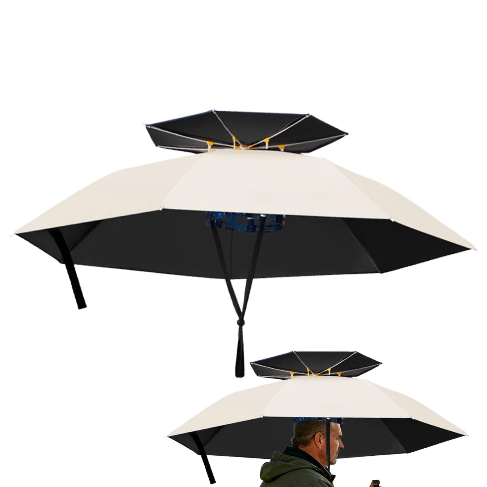 Składany parasol na głowę, wod – Outdoor Adventure Hat recenzja i cena